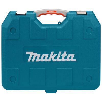 Makita bor- og bitssæt 104 dele metallisk