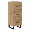 vidaXL Sideboard Artisan Egetr&aelig; 34,5 x 34 x 90 cm