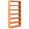 vidaXL bogreol/rumdeler 100x30x199,5 cm massivt fyrretr&aelig;