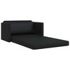 vidaXL Sovesofa 110cm Sort Kunstl&aelig;der