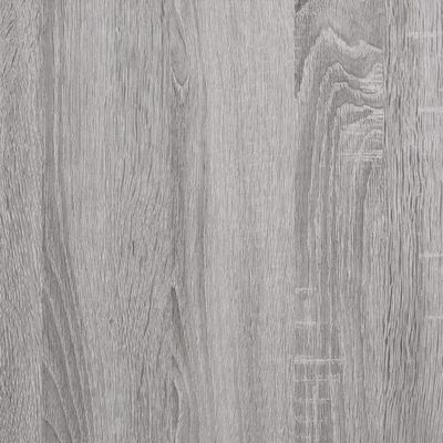 vidaXL skrivebord 90x45x76 cm konstrueret træ grå sonoma-eg