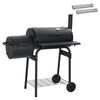 vidaXL Udend&oslash;rs grill 103 x 60 x 113 cm St&aring;l Sort