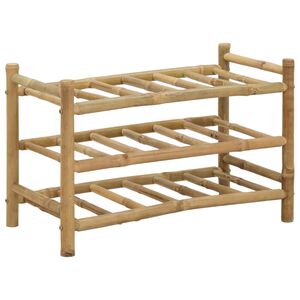 vidaXL Vinfad Bambus Naturfarvet