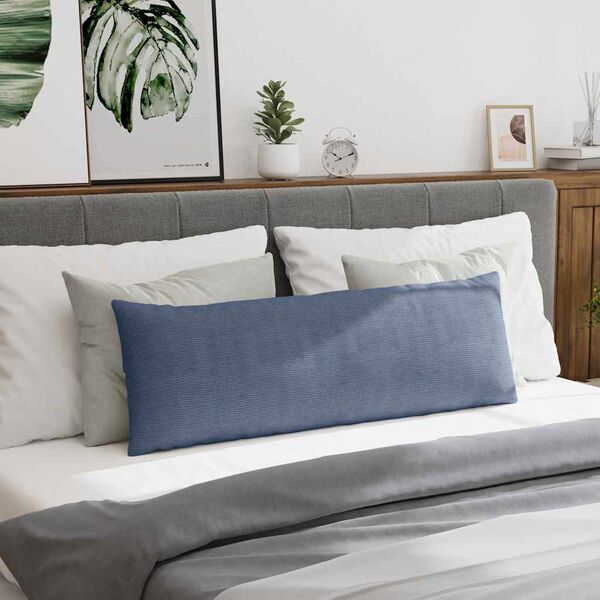 vidaXL Sofapuder 2 pcs Blå 120 x 40 cm Velourstof