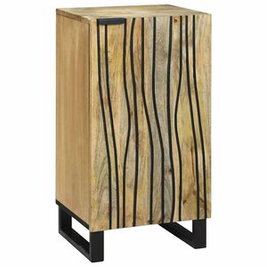vidaXL Sideboard Brun 40 x 33 x 75 cm Massivt mangotr&aelig;