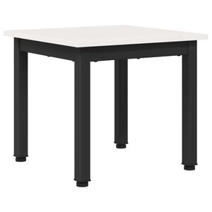 vidaXL Sofabord Hvid 40 x 40 x 36 cm Massiv fyrretr&aelig;
