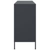 vidaXL skab 100,5x39x79 cm stål antracitgrå