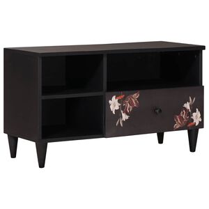 vidaXL Opbevaringsskabe Flerfarvet 80 x 33,5 x 46 cm Massivt mangotræ