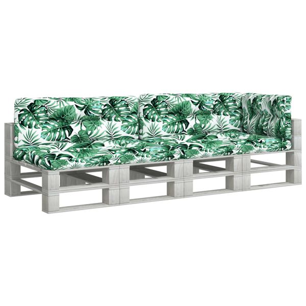 vidaXL pallehynder 5 stk. stof bladm&oslash;nster