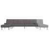 vidaXL L-formet sovesofa 255x140x70 cm kunstl&aelig;der gr&aring;