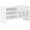 vidaXL Pladeskab Hvid 78,5 x 35 x 45 cm Konstrueret tr&aelig;