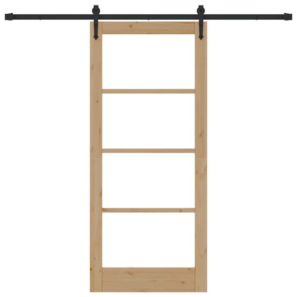 vidaXL Skyded&oslash;r ORKDAL Naturfarvet 86 x 198,5 cm