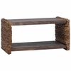 vidaXL Sidebord Naturfarvet 44,5 x 45 x 45 cm Massiv Mahogni