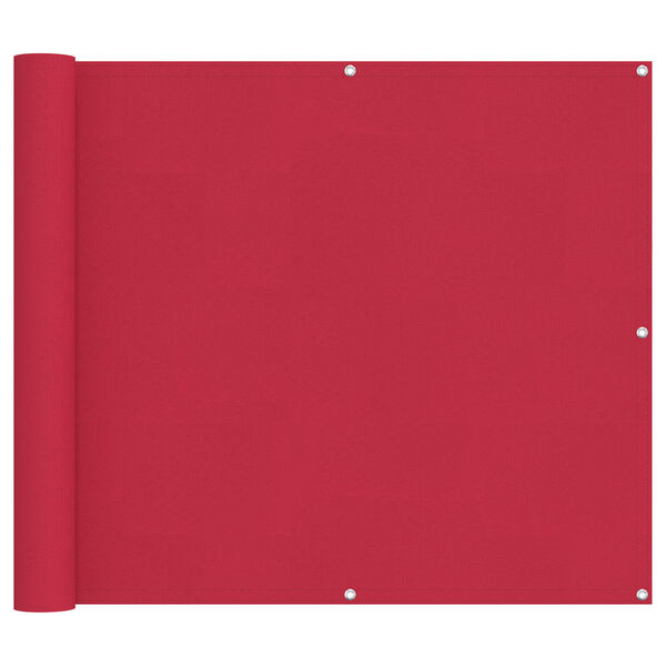 vidaXL Altan Sk&aelig;rm Bordeaux 90 x 200 cm Oxford stof