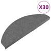 vidaXL selvkl&aelig;bende trappem&aring;tter 30 stk. 65x22,5x3,5 cm gr&aring;