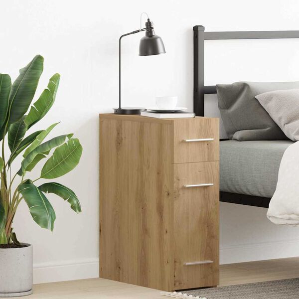 vidaXL Apotekerskab artisan eg 20 x 45,5 x 60 cm Konstrueret træ