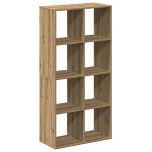 vidaXL bogreol/rumdeler 69,5x29x137,5 cm konstrueret tr&aelig; kunsteg