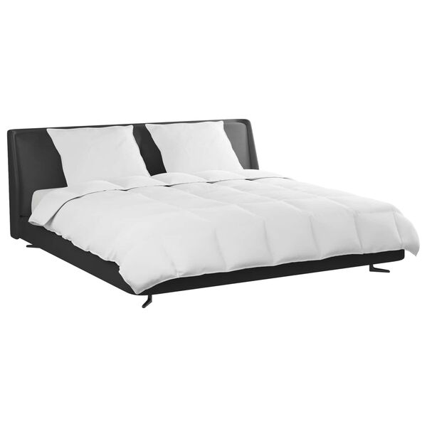 vidaXL Dynebetræk Sæt med pude 3 pcs Hvid Dunfjer