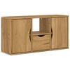vidaXL TV-skab ODDA med skuffe 79x24x40 cm massivt fyrretr&aelig;
