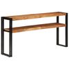 vidaXL konsolbord 150x30x75 cm massivt akacietr&aelig;