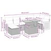 vidaXL sofas&aelig;t til haven 8 dele med hynder polyrattan akacietr&aelig; gr&aring;