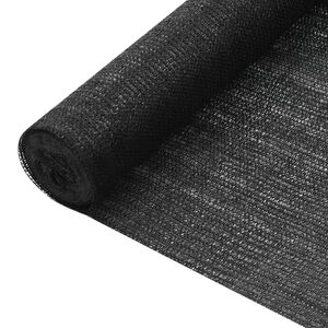 vidaXL afsk&aelig;rmning 2x50 m HDPE 75 g/m&sup2; sort