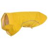 vidaXL Hunderegnfrakke med refleksstriber polyester M gul