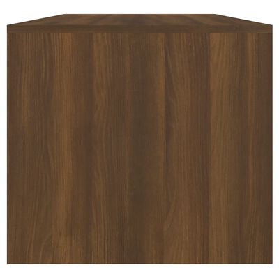 vidaXL sofabord 102x50x45 cm konstrueret træ brun egetræsfarve