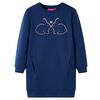 vidaXL Sweatshirt til b&oslash;rn str. 116 marinebl&aring;