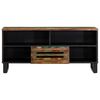 vidaXL tv-bord 100x34x46 cm massivt akacietræ