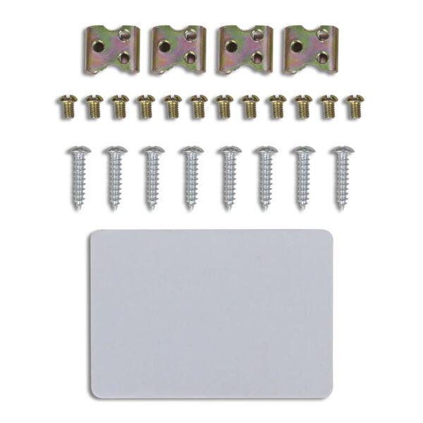 vidaXL centrallås 2 alm. fjernbetjeninger og 4 motorer 12 V universel