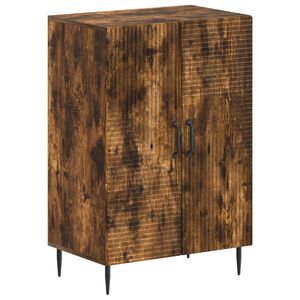 vidaXL Sko skab HAARLEM 59,5 x 39,5 x 89,5 cm Konstrueret tr&aelig; R&oslash;get eg