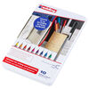 edding fineliners 10 stk. 55 flerfarvet