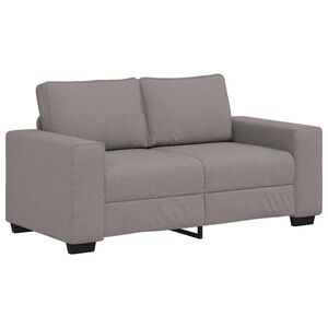 vidaXL 2-personers sofa 160x77x82 cm stof gr&aring;brun