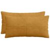 vidaXL Pudebetr&aelig;k 2 pcs ALMELO Gul 40 x 80 cm cordfl&oslash;jl