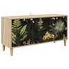 vidaXL TV-skab RHENEN 102 x 33 x 50 cm Sonoma-eg Konstrueret tr&aelig;