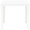 vidaXL havebord med 2 bænke plastik hvid