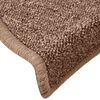 vidaXL trappem&aring;tter 30 stk. 65x24x4 cm brune halvrund store