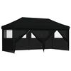 vidaXL Party Tent 292 x 580 x 315 cm Sort Oxford stof