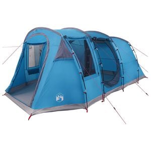 vidaXL Tunneltelt 505 x 330 x 204 cm Bl&aring; 185T Polyester med PU Coating