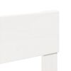 vidaXL sengeramme uden madras 140x200 cm massivt fyrretræ hvid