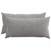 vidaXL Pudebetr&aelig;k 2 pcs HEERLEN Lysegr&aring; 40 x 70 cm cordfl&oslash;jl