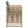vidaXL havestole 4 stk. med hynder polyrattan blandet beige