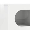 vidaXL TV-skab H&oslash;j gloss hvid 60 x 35 x 40 cm Konstrueret tr&aelig;