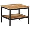 vidaXL sofabord 45x45x35 cm massivt ru mangotr&aelig;