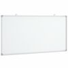 vidaXL magnetisk whiteboard 100x50x1,7 cm aluminium