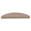 vidaXL selvklæbende trappemåtter 15stk. 56x17x3cm sisal-look lys beige