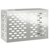 vidaXL Air Conditioner Cover S&oslash;lv 90 x 40 x 60 cm Galvaniseret st&aring;l