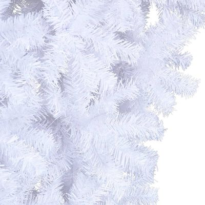 vidaXL kunstigt omvendt juletræ med juletræsfod 150 cm hvid