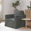 vidaXL Sofa M&oslash;rkegr&aring; Samlede dimensioner: 78 x 78 x 80 cm (B x D x H)